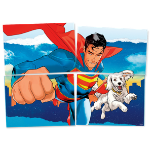 PAINEL 4 PARTES SUPERMAN