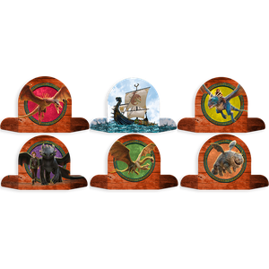 KIT FESTA COMO TREINAR O SEU DRAGÃO DECORAÇÃO DE MESA