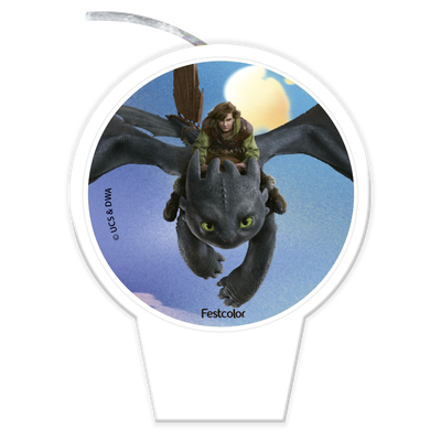 Produto Festcolor - VELA PLANA COMO TREINAR O SEU DRAGÃO