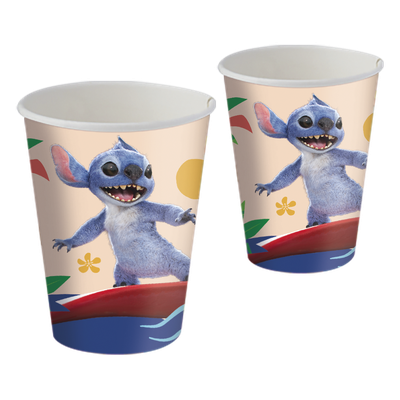Produto Festcolor - COPO PAPEL 200ML LILO E STITCH LIVE ACTION