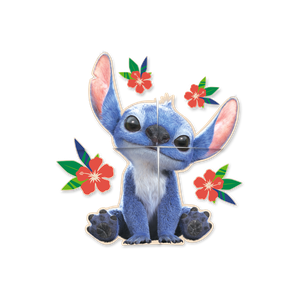 PAINEL DECORATIVO LILO E STITCH LIVE ACTION