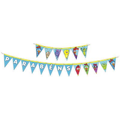 Produto Festcolor - FAIXA DECORATIVA GALINHA PINTADINHA