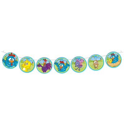 Produto Festcolor - KIT FESTA GALINHA PINTADINHA FAIXA DECORATIVA
