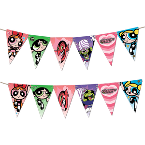 FAIXA DECORATIVA MENINAS SUPER PODEROSAS ESPECIAL