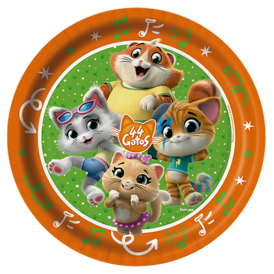 Produto Festcolor - PRATO 44 GATOS