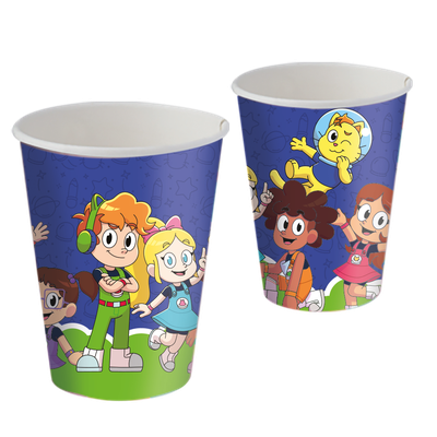 Produto Festcolor - COPO PAPEL 200ML GATO GALÁCTICO