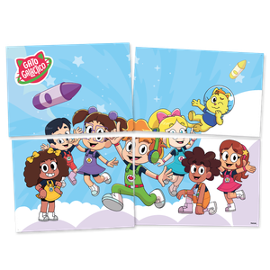 PAINEL 4 PARTES GATO GALÁCTICO