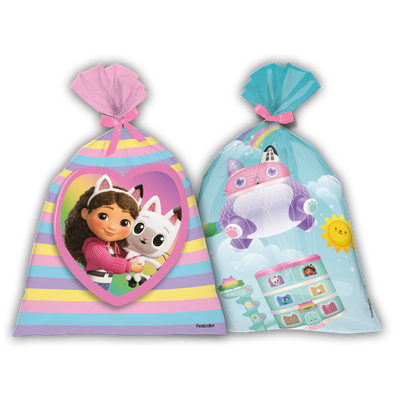 Produto Festcolor - SACOLA PLASTICA CASA MÁGICA DA GABBY FILME