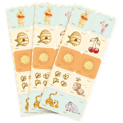 Produto Festcolor - ADESIVO QUADRADO URSINHO POOH ESPECIAL