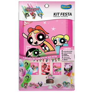 KIT FESTA 24 PECAS MENINAS SUPER PODEROSAS ESPECIAL
