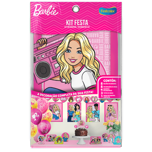 KIT FESTA 24 PEÇAS BARBIE ESPECIAL