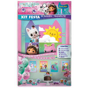 KIT FESTA 24 PEÇAS CASA MÁGICA DA GABBY FILME