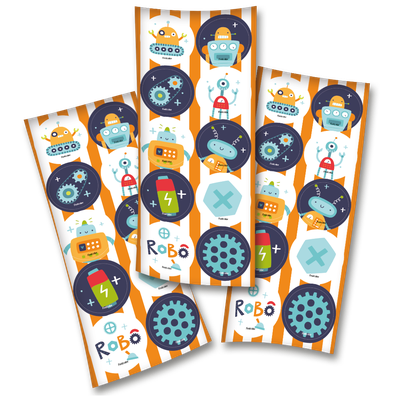 Produto Festcolor - ADESIVO ROBÔ