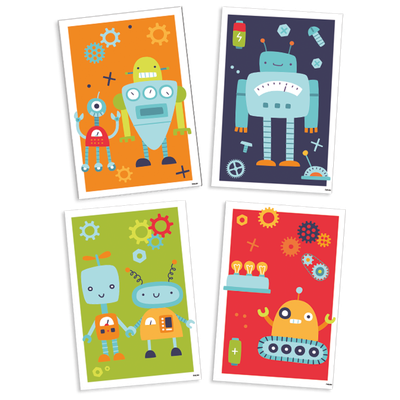 Produto Festcolor - QUADROS DECORATIVOS ROBÔ