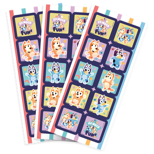 ADESIVO QUADRADO BLUEY ESPECIAL