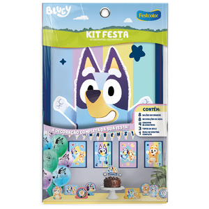 KIT FESTA 24 PECAS BLUEY ESPECIAL