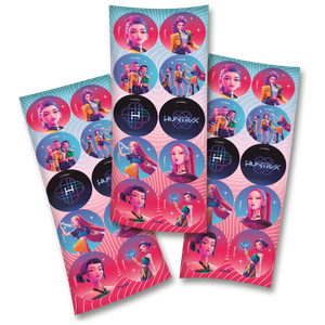 ADESIVO GUERREIRAS DO K-POP