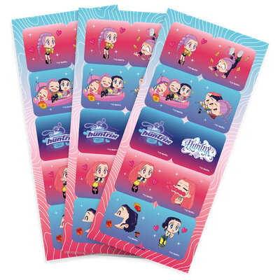 Produto Festcolor - ADESIVO QUADRADO GUERREIRAS DO K-POP