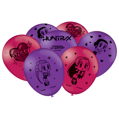 Produto Festcolor - BALÃO ESPECIAL CHIBI GUERREIRAS DO K-POP