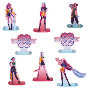 DECORACAO DE MESA GUERREIRAS DO K-POP