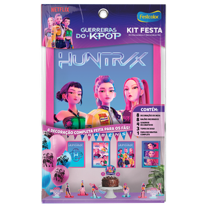 KIT FESTA 24 PECAS GUERREIRAS DO K-POP