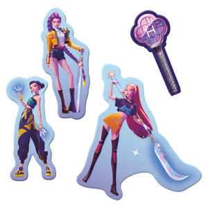 MINI PERSONAGENS DECORATIVOS GUERREIRAS DO K-POP