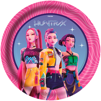 Produto Festcolor - PRATO GUERREIRAS DO K-POP