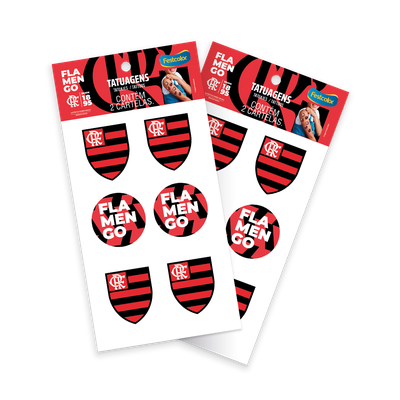 Produto Festcolor - TATUAGEM DE PELE FLAMENGO