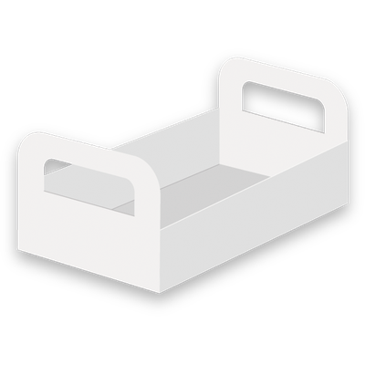 Produto Festcolor - CESTA P PÁSCOA BRANCA LISA