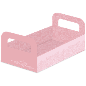 CESTA P DELICADA ROSA