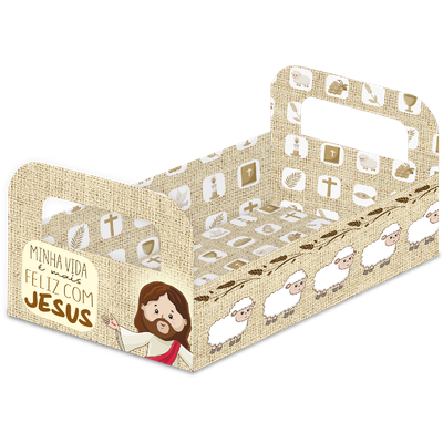 Produto Festcolor - CESTA P PÁSCOA JESUS