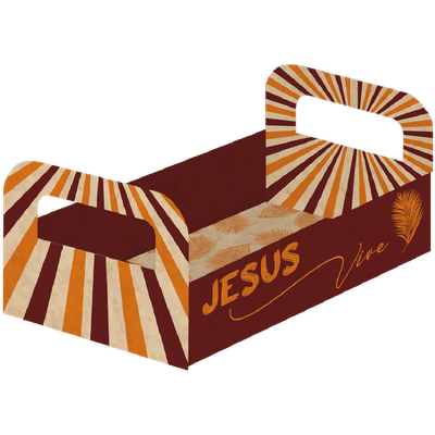 Produto Festcolor - CESTA P PÁSCOA KRAFT CRISTÃ