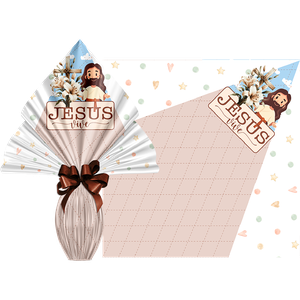 SACO POLI PRATIC 24X24 PÁSCOA CRISTÃ