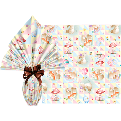 Produto Festcolor - FOLHA POLI PERSOLIZADO PÁSCOA ENCANTADA 70X90 CM