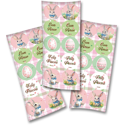 Produto Festcolor - ADESIVO PÁSCOA RABBIT