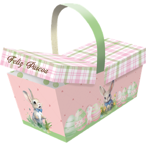 CESTA PIQUENIQUE M PÁSCOA RABBIT