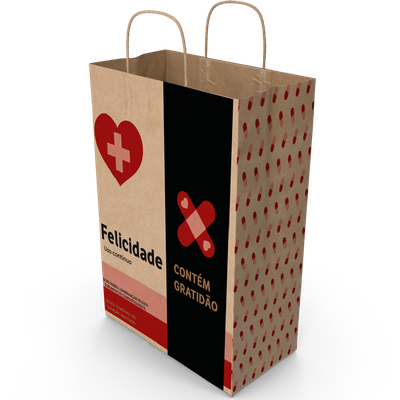 Produto Festcolor - SACOLA DE PAPEL PP 18X14X7 PÁSCOA SOS CHOCOLATE