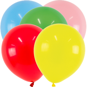 BALAO LISO 5 CORES MISTAS