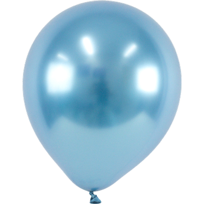 Produto Festcolor - BALAO METALICO CROMADO 9 AZUL CLARO