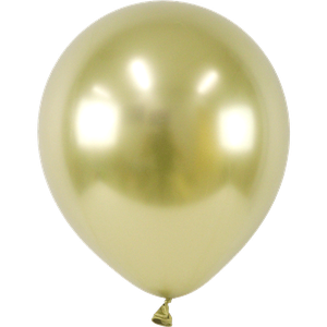 BALAO METALICO CROMADO 9 DOURADO