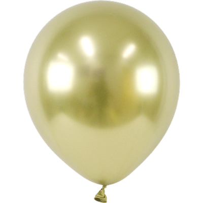 Produto Festcolor - BALAO METALICO CROMADO 9 DOURADO