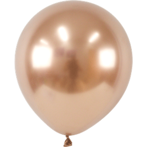 BALAO METALICO CROMADO 9 CHAMPAGNE