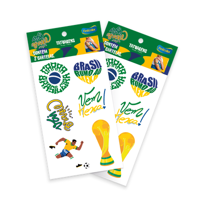 Produto Festcolor - TATUAGEM DE PELE COPA 2026
