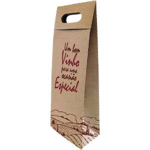 SACOLA PRESENTE GARRAFA 41X12X8 OCASIAO ESPECIAL 01X10