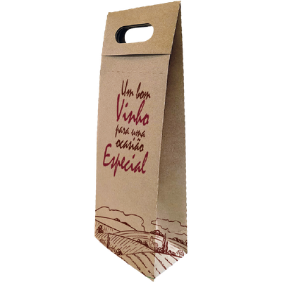 Produto Festcolor - SACOLA PRESENTE GARRAFA 41X12X8 OCASIAO ESPECIAL 01X10