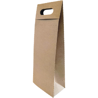 Produto Festcolor - SACOLA PRESENTE GARRAFA 41X12X8 KRAFT 01X10