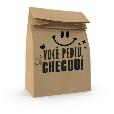 Produto Festcolor - SACO DE PAPEL G 33X26X17 PEDIU CHEGOU FOOD SERVICE 04X50