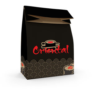 SACO DE PAPEL M 29X24X12 ORIENTAL FOOD SERVICE 04X50
