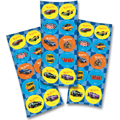 Produto Festcolor - ADESIVO HOT WHEELS ESPECIAL