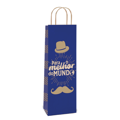 Produto Festcolor - SACOLA KRAFT GARRAFA 34X14X8 MISTER